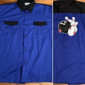 Crusin USA Classic Bowling Shirt Mens XL Big Lebowski Style
